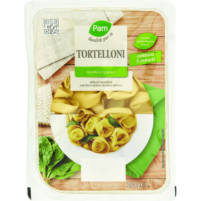 PAM Qualità per te Tortelloni ricotta e spinaci 250 g