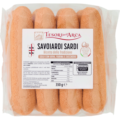 TESORI DELL'ARCA Savoiardi Sardi 350 g