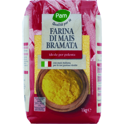 PAM Qualità per te Farina di Mais Bramata 1 kg
