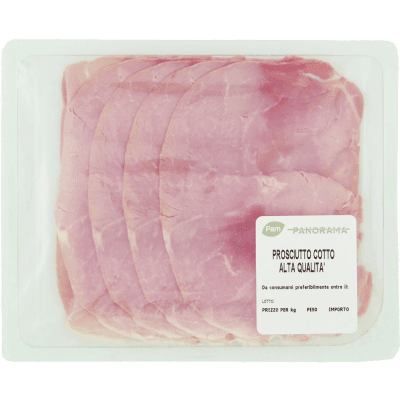 Prosciutto cotto alta qualità PAM Panorama 120 g