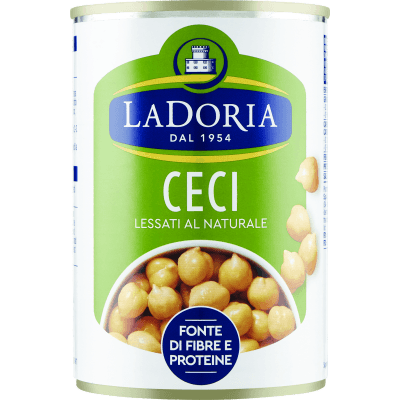 Ceci lessati al naturale La Doria 400 g 240 g