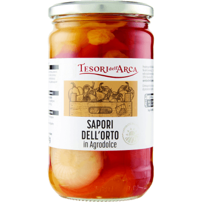 TESORI DELL'ARCA Sapori dell'Orto in Agrodolce 540 g