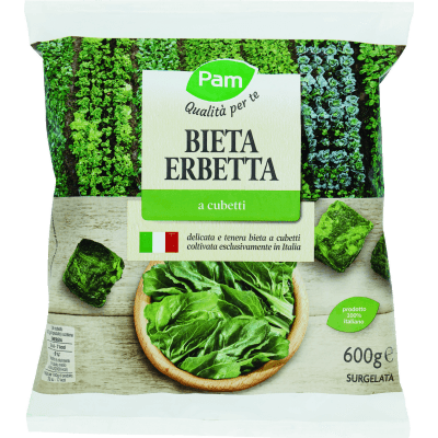 PAM Qualità per te Bieta Erbetta a cubetti Surgelata 600 g