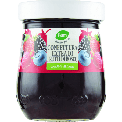 PAM Qualità per te Confettura Extra di Frutti di Bosco 320 g