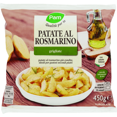 PAM Qualità per te Patate al Rosmarino grigliate Surgelate 450 g