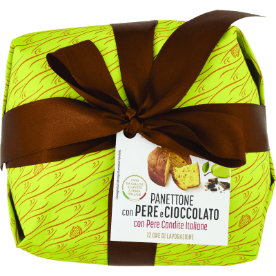 TESORI DELL'ARCA Panettone con Pere e Cioccolato 750 g