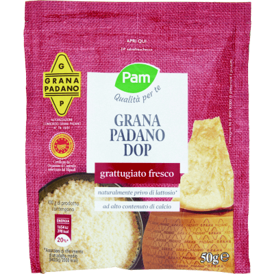 PAM PANORAMA Grana Padano D.O.P. grattugiato 50 g
