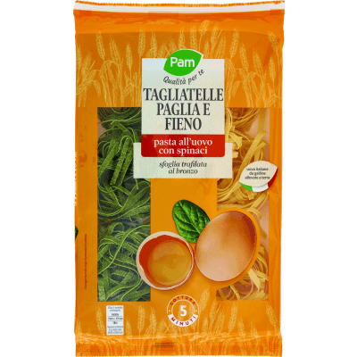 PAM Qualità per te Tagliatelle Paglia e Fieno 250 g