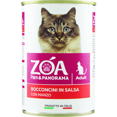 ZOA Adult Bocconcini in Salsa con Manzo 415 g