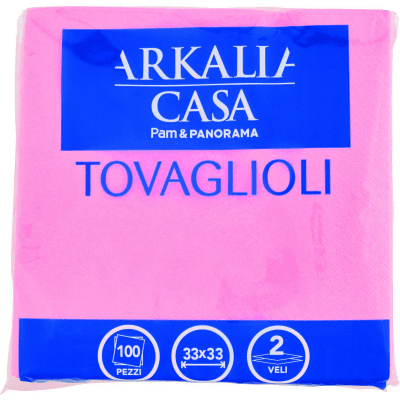 PAN PANORAMA Tovaglioli Colorati doppio velo 100 pz