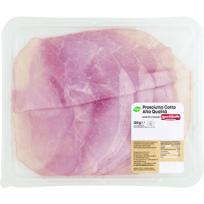 PAM Prosciutto Cotto Alta Qualità 120 g