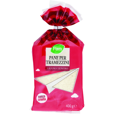 PAM Pane per Tramezzini Grano Tenero 400 g