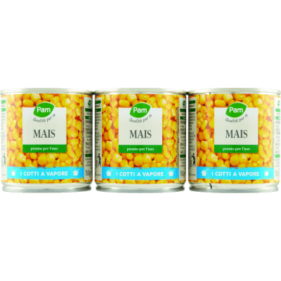 PAM Qualità per te Mais 3 x 150 g