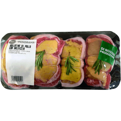 Rollatine di pollo con salsiccia