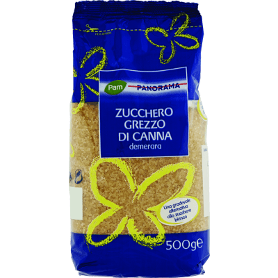 PAM PANORAMA Zucchero Grezzo di Canna demerara 500 g