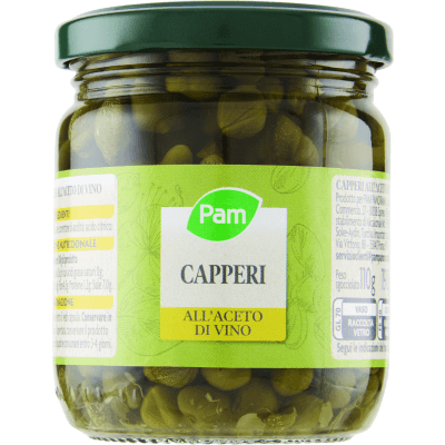 PAM Capperi all'Aceto di Vino 190 g