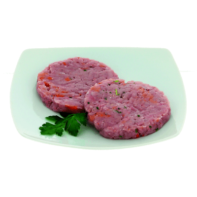 Hamburgher di trota iridea salmonata