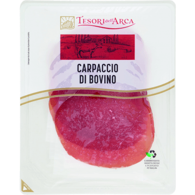 TESORI DELL'ARCA Carpaccio di Bovino 80 g