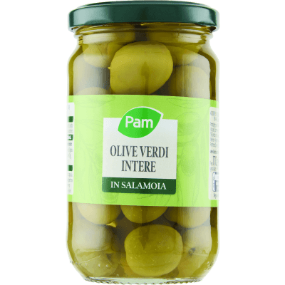 PAM Olive Verdi Intere in Salamoia 300 g