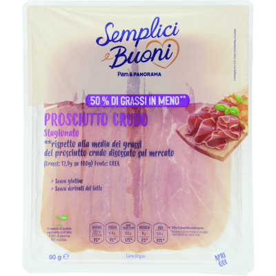 SEMPLICI E BUONI Prosciutto Crudo Stagionato 90 g