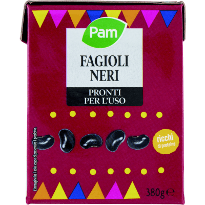 PAM Fagioli Neri 380 g