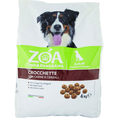 ZOA Crocchette con Carne e Cereali 4 kg