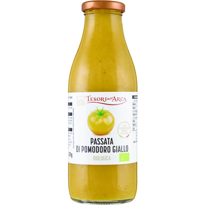 TESORI DELL'ARCA Passata di Pomodoro Giallo Biologica 500 g