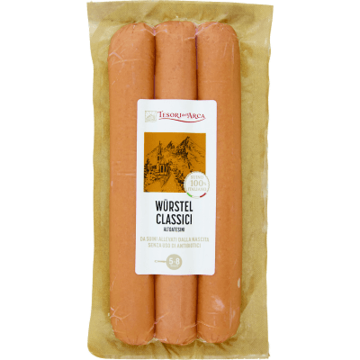 Wurstel altotesini senza pelle senza antibiotici