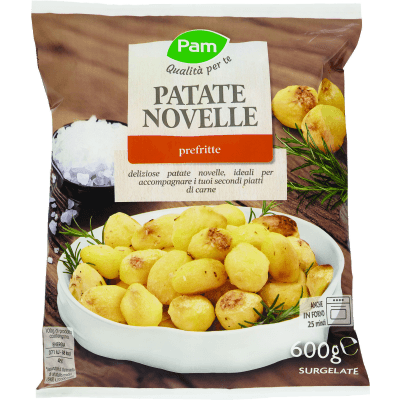 PAM Qualità per te Patate Novelle prefritte Surgelate 600 g