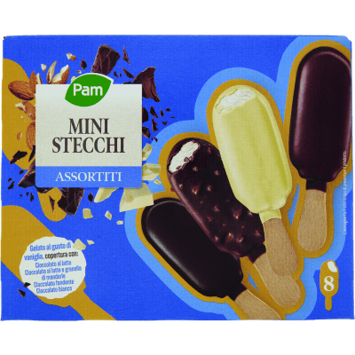 PAM Mini Stecchi Assortiti 8 x 40 g