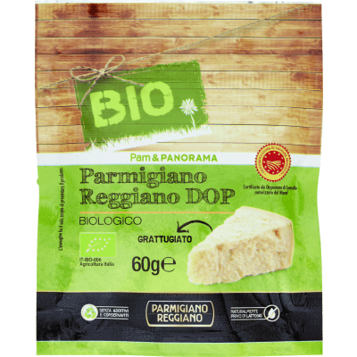 BIO Parmigiano Reggiano DOP Biologico Grattugiato 60 g