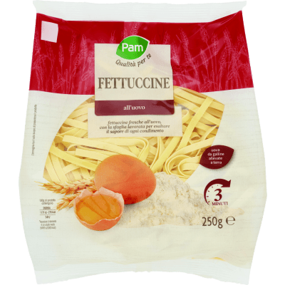 PAM Qualità per te Fettuccine fresche all'uovo 250g