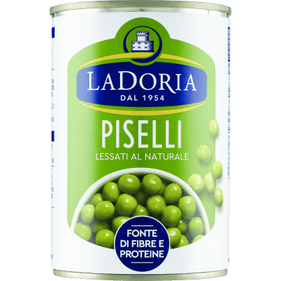 Piselli lessati al naturale La Doria 400 g 240 g