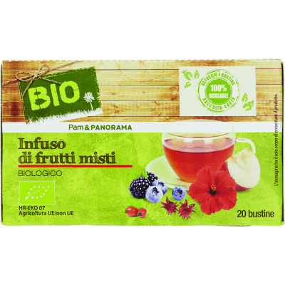 BIO Infuso di frutti misti Biologico 20 x 3 g