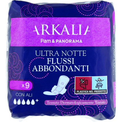 ARKALIA Ultra Notte Flussi Abbondanti con Ali 9 pz