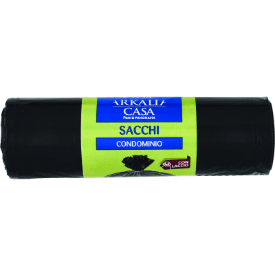 ARKALIA CASA Sacchi Condominio con Laccio 70x110 cm 110 Litri Antigoccia 10 pz