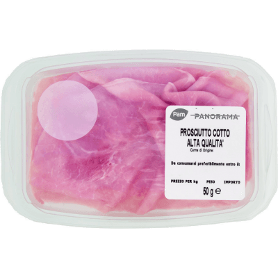 PAM PANORAMA Prosciutto Cotto Alta Qualità 50 g