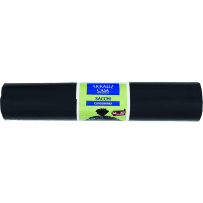 ARKALIA CASA Sacchi Condominio con Laccio 80x120 cm 130 Litri Antigoccia 10 pz