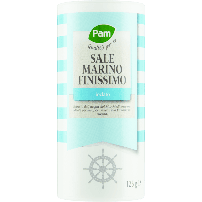 PAM Qualità per te Sale Marino Finissimo Iodato 125 g