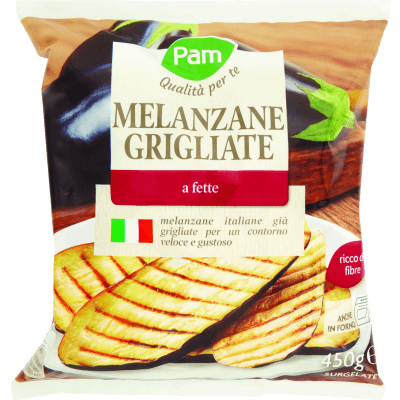 PAM Qualità per te Melanzane Grigliate a fette Surgelate 450 g