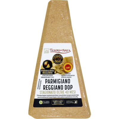 TESORI DELL'ARCA Parmigiano Reggiano DOP Stagionato Oltre 40 Mesi 0,300 Kg