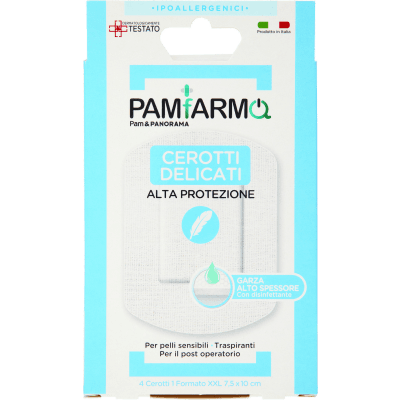 PAM PANORAMA Cerotti Delicati 2 Formati Grandi 4 pz