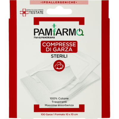 PAM PANORAMA Compresse di Garza 1 Formato 100 pz