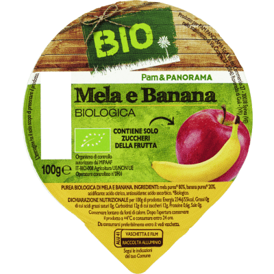 BIO Mela e Banana Biologica 100 g