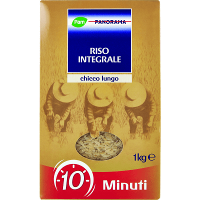 PAM PANORAMA Riso Integrale 10 minuti 1 kg