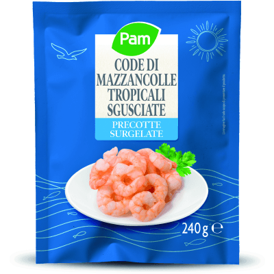 PAM code mazzancolle tropicali sgusciate precotte