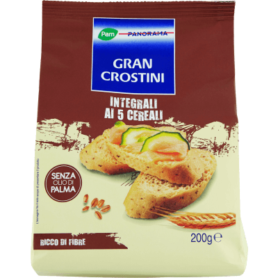 PAM PANORAMA Gran Crostini Integrali ai 5 Cereali 200 g