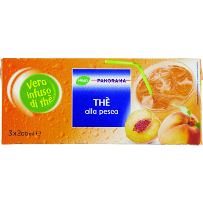 PAM PANORAMA Thè alla pesca 600 ml (200ml x 3)
