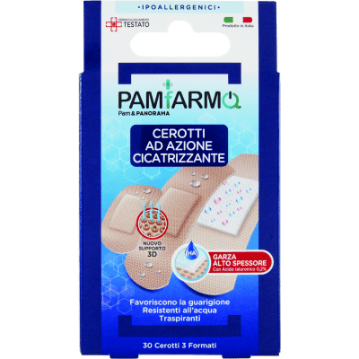 PAMFARMA Cerotti ad Azione Cicatrizzante 3 Formati 30 pz