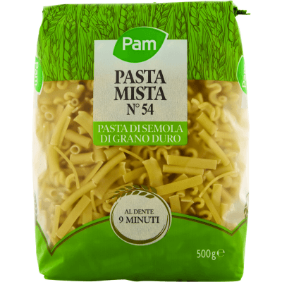 PAM Pasta Mista N° 54 Pasta di Semola di Grano Duro 500 g